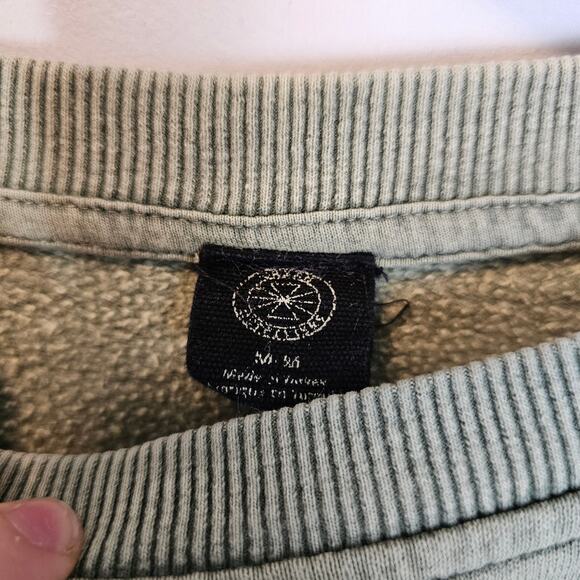 Urban Outfitters Green Yellow‎ Colorado Springs Crew Neck Sweatshirt Size Medium - Picture 10 of 10